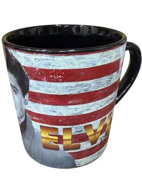 Vintage/ ELVIS PRESLEY Graceland Exclusive Americana Ceramic Mug/ 16 oz